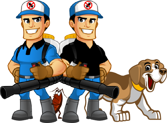 royale extermination exterminators with their sniffing dog for the canine detection of bed bugs