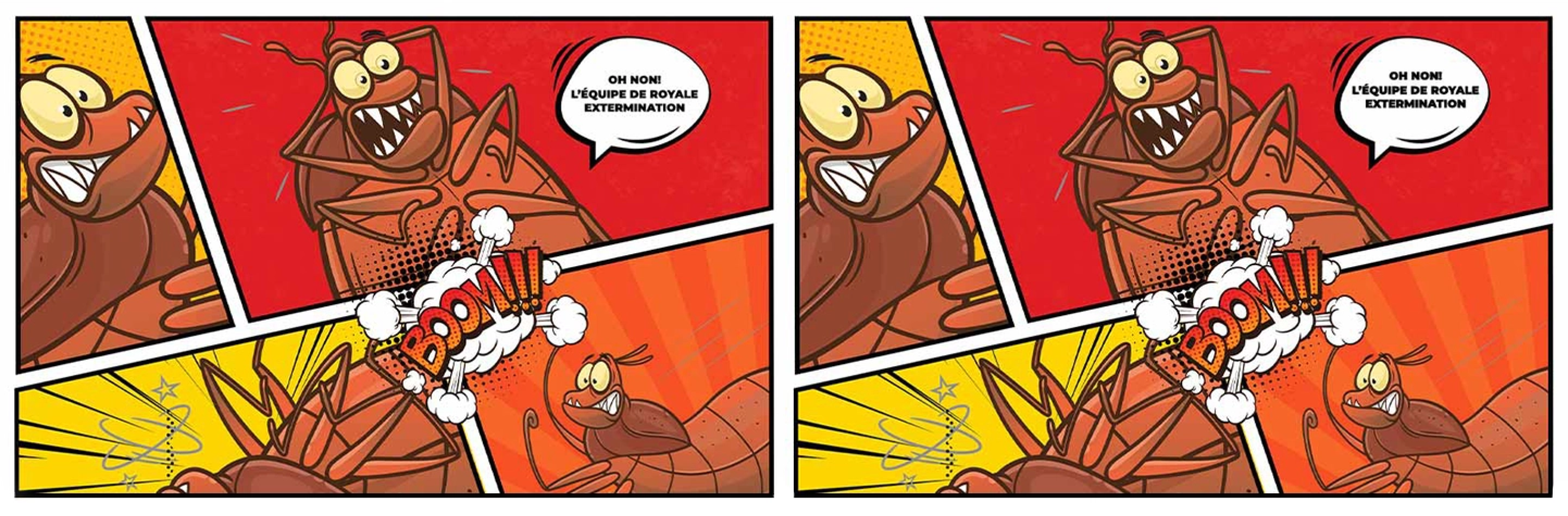 Illustration BD de l'équipe de Royale Extermination
